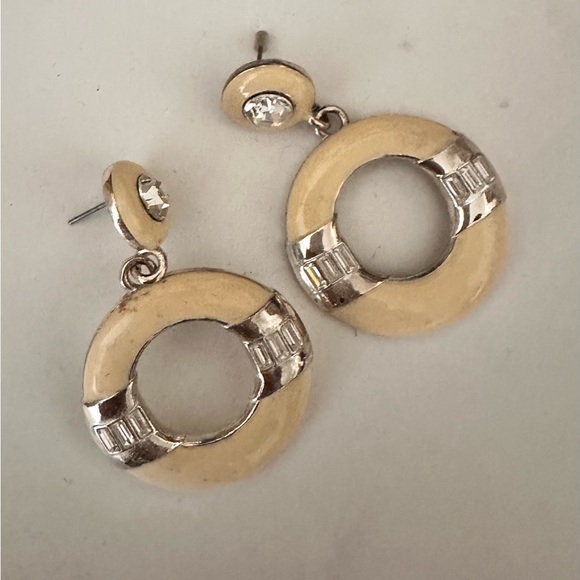 Vintage Chicos Nautical Life Ring Earrings - Picture 1 of 5